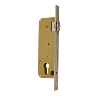 Mortise lock 2 turns with roller