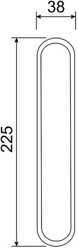 0813 Plate - technical drawing