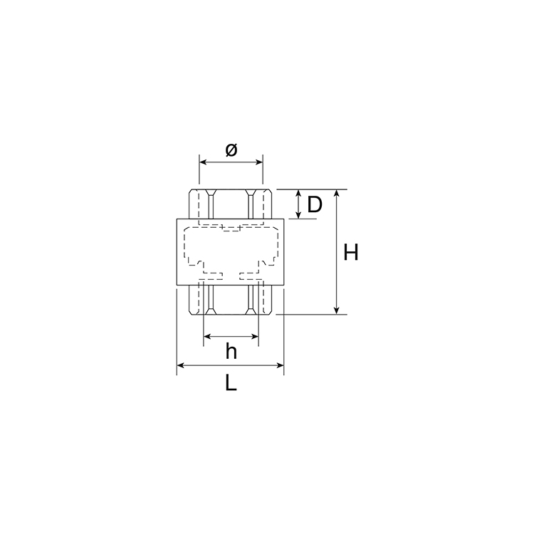 Valvola di ritegno - disegno tecnico