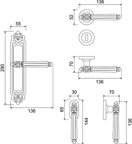 Atene - disegno tecnico