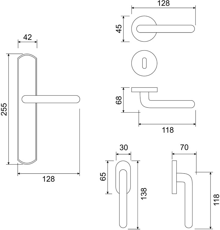 Beta - technical drawing