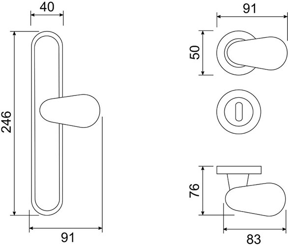 Centauro - technical drawing