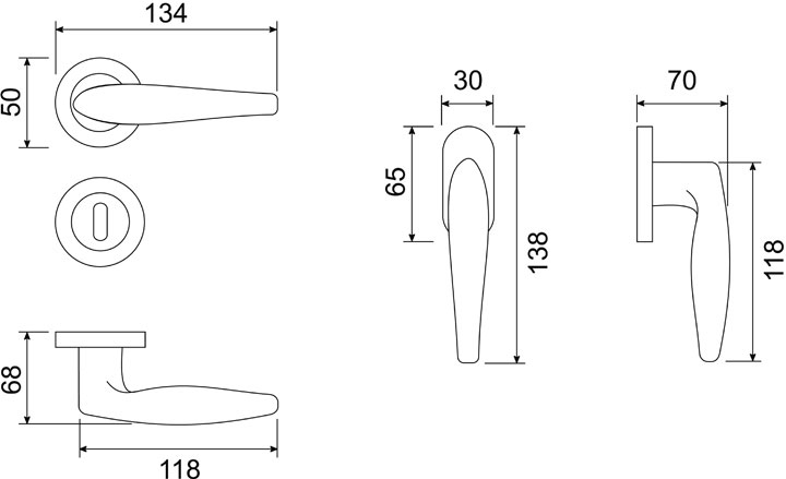 Dragone - technical drawing