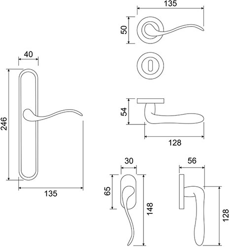 Perseo - technical drawing