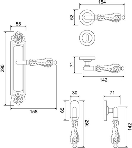 Zurigo - disegno tecnico