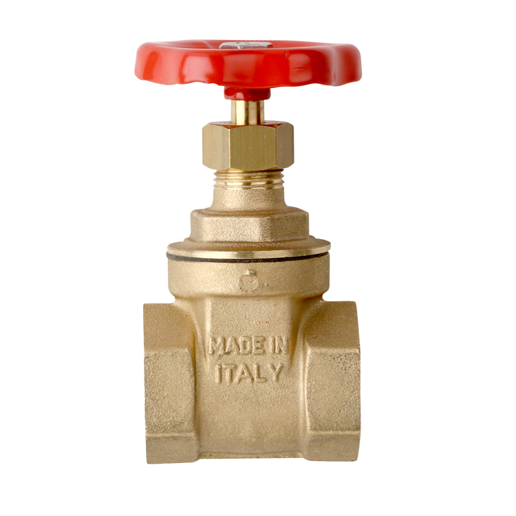Brass clearance gate valve